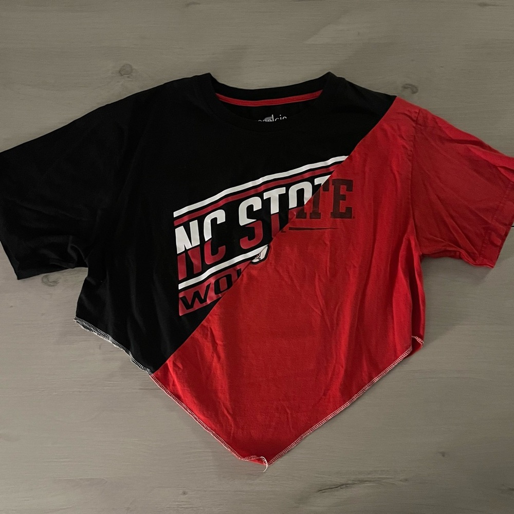 NC State Red and Black Tee